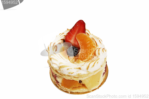 Image of Pastry, cake isolated on a white background