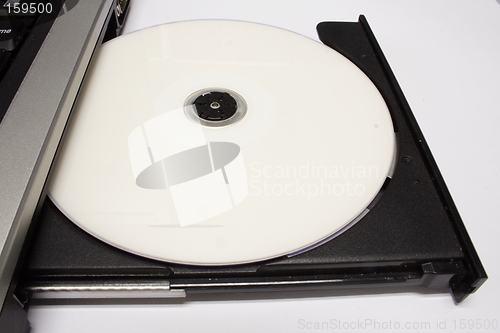 Image of CD Drive with disk