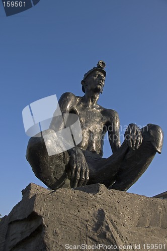 Image of Coal miner statue