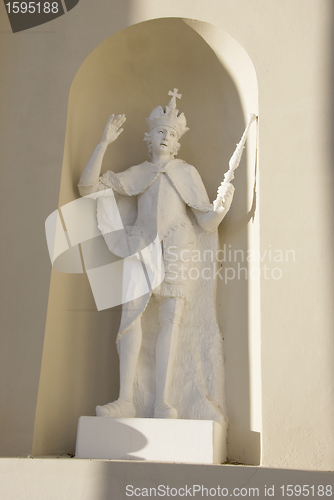 Image of King sculpture. 