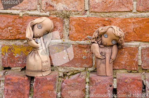 Image of Handmade women figures.