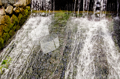 Image of Small waterfall.