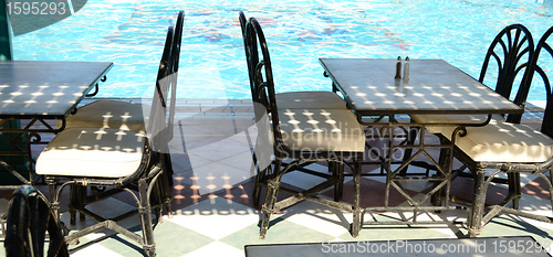 Image of tables and chairs