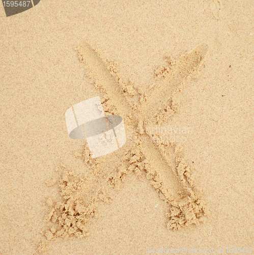 Image of x letter