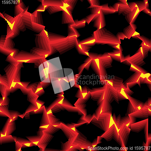 Image of abstract burning coal seamless