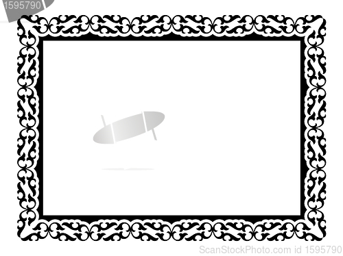 Image of simple ornamental decorative frame