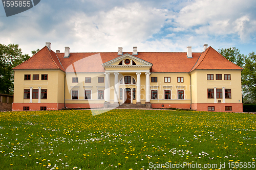Image of Durbe manor house near Tukums, Latvia.