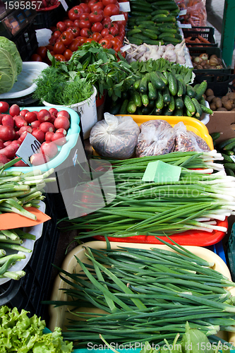 Image of Vegetables at the market