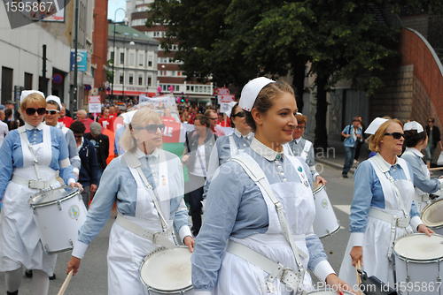 Image of Drumming nurses