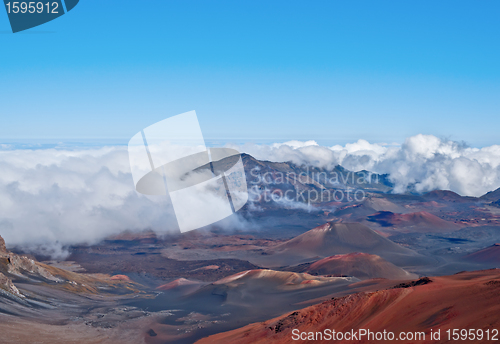 Image of Haleakala Volcano and Crater Maui Hawaii 