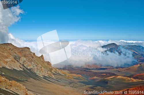 Image of Haleakala Volcano and Crater Maui Hawaii 