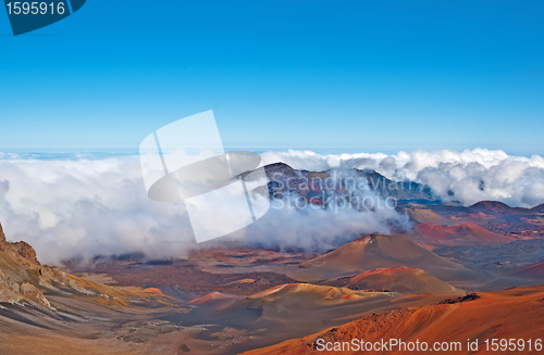 Image of Haleakala Volcano and Crater Maui Hawaii 