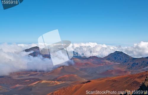 Image of Haleakala Volcano and Crater Maui Hawaii 