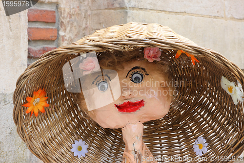 Image of scarecrow contest of all forms in France