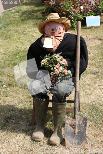 Image of scarecrow contest of all forms in France