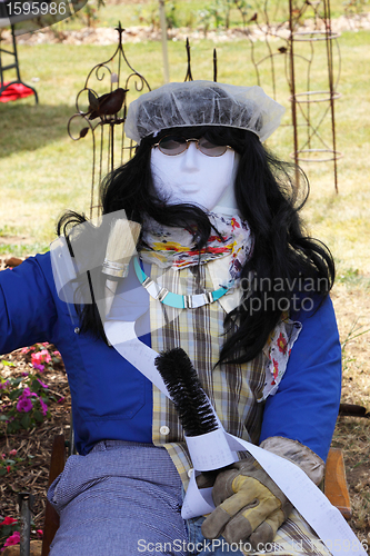 Image of scarecrow contest of all forms in France