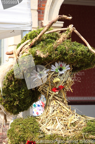 Image of scarecrow contest of all forms in France