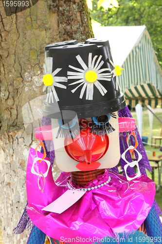 Image of scarecrow contest of all forms in France