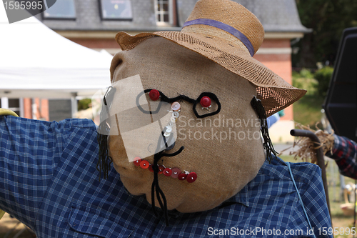 Image of scarecrow contest of all forms in France