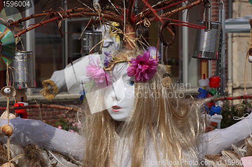 Image of scarecrow contest of all forms in France