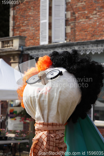 Image of scarecrow contest of all forms in France