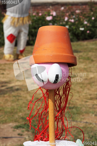 Image of scarecrow contest of all forms in France