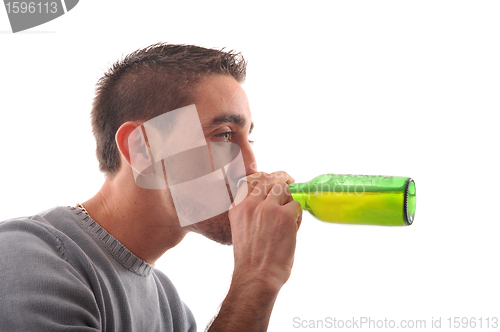 Image of drinking a beer