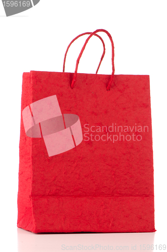 Image of Red  paper bag