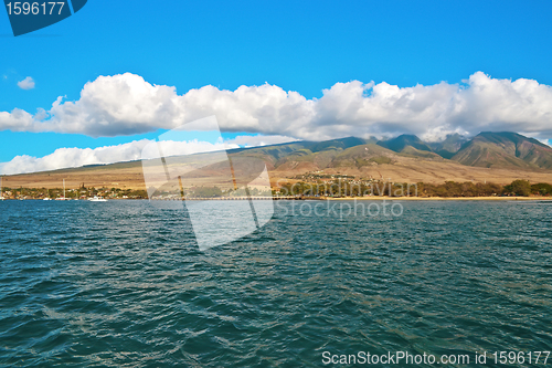 Image of Maui Island Hawaii ocean shore Near Lahaina Town