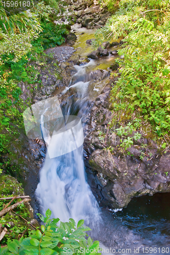 Image of Waterfall in the Heleakala National Park in Hawai