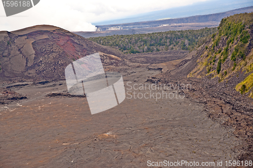 Image of Kilauea Volcano on Big Island of Hawaii