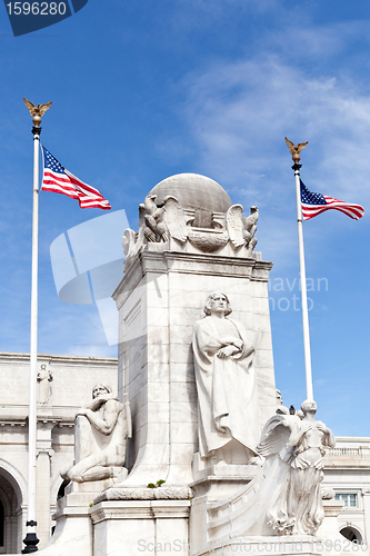 Image of Columbus Fountain Union Station Washington dc