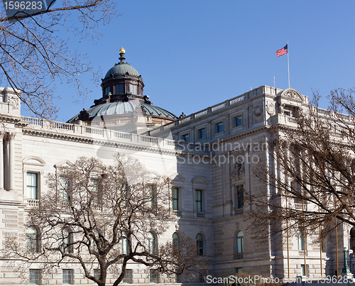 Image of Facade of Library of Congress Washington DC