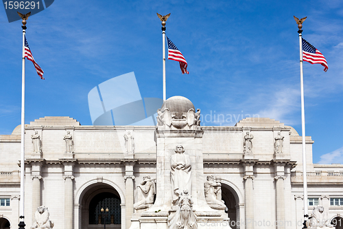 Image of Columbus Fountain Union Station Washington dc