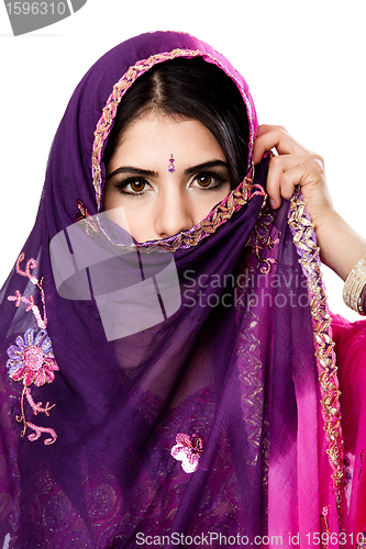 Image of Beautiful Indian Hindu woman