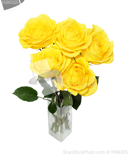 Image of bouquet of yellow roses