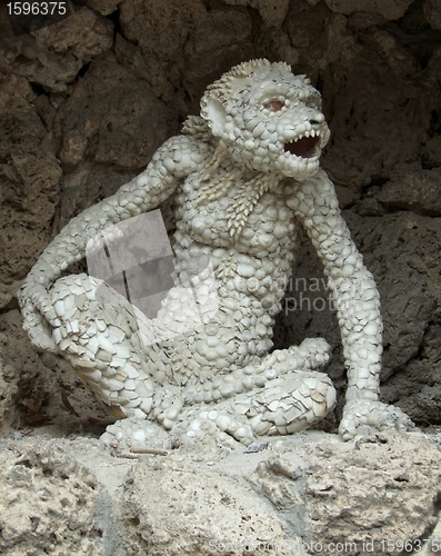 Image of ape sculpture