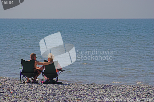 Image of Beach couple