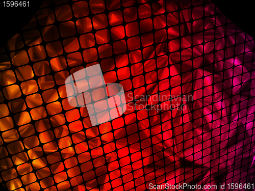 Image of Colorful geometrical light 3D mosaic. EPS 8