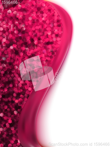 Image of Shiny mosaic template card. EPS 8