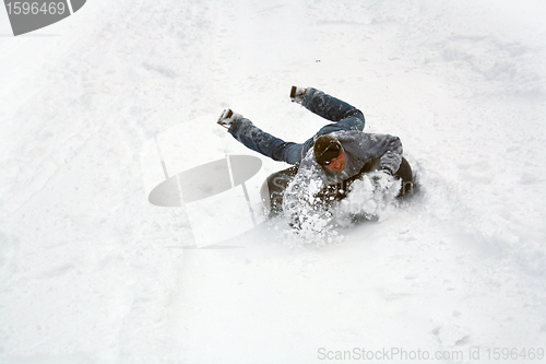 Image of sled race