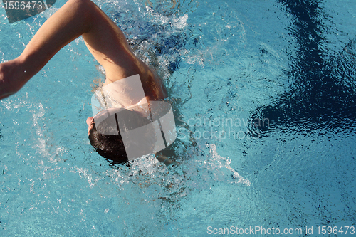 Image of swimming in the morning