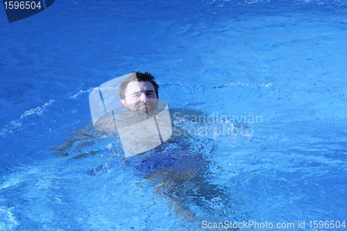 Image of man in the water