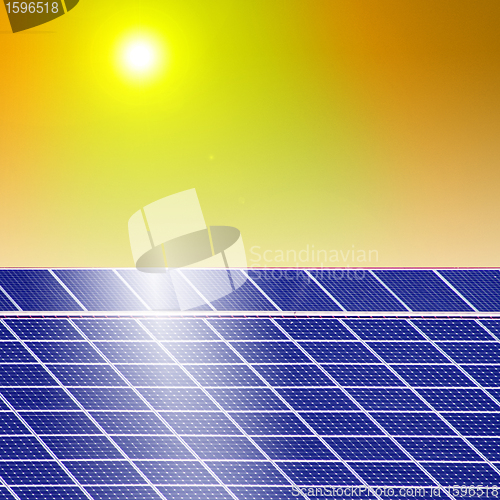 Image of solar panels power