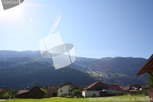 Image of summer in the alpine village