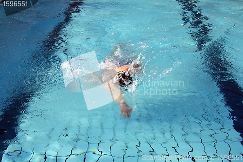 Image of hobby swimmer swim the crawl