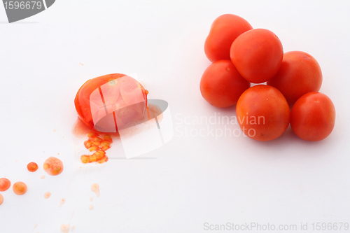 Image of tomatoes accident