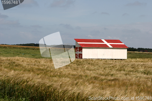 Image of summer in denmark:  beach of loekken,