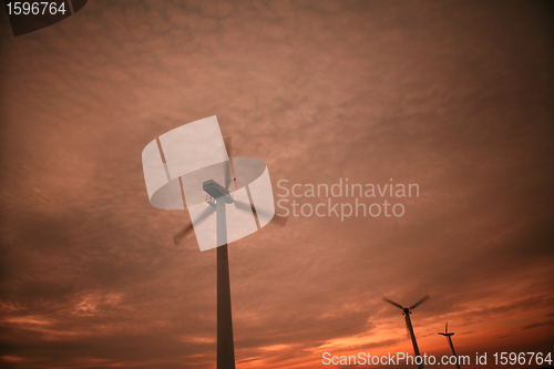 Image of electricity wind mills