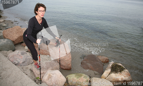 Image of woman training